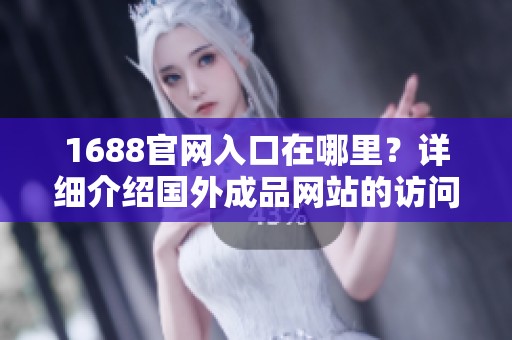 1688官网入口在哪里？详细介绍国外成品网站的访问方式