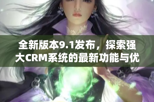 全新版本9.1发布，探索强大CRM系统的最新功能与优势