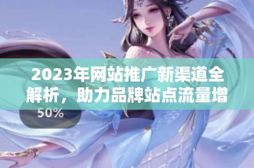 2023年网站推广新渠道全解析，助力品牌站点流量增长