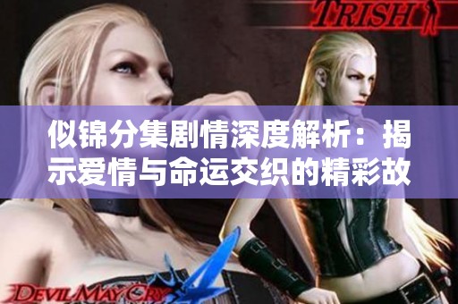似锦分集剧情深度解析：揭示爱情与命运交织的精彩故事