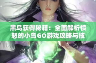 黑鸟获得秘籍：全面解析愤怒的小鸟GO游戏攻略与技巧