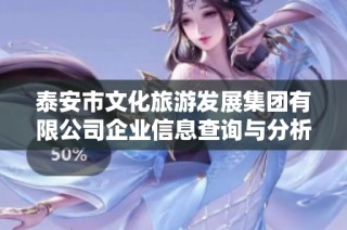 泰安市文化旅游发展集团有限公司企业信息查询与分析