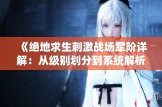《绝地求生刺激战场军阶详解：从级别划分到系统解析的全面指南》