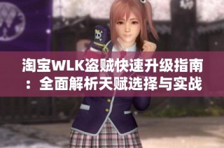 淘宝WLK盗贼快速升级指南：全面解析天赋选择与实战技巧