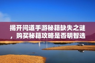 揭开问道手游秘籍缺失之谜，购买秘籍攻略是否明智选择？