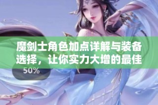 魔剑士角色加点详解与装备选择，让你实力大增的最佳攻略