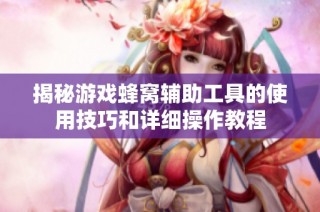 揭秘游戏蜂窝辅助工具的使用技巧和详细操作教程
