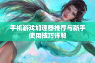 手机游戏加速器推荐与新手使用技巧详解