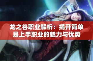 龙之谷职业解析：揭开简单易上手职业的魅力与优势