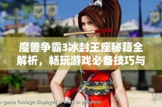 魔兽争霸3冰封王座秘籍全解析，畅玩游戏必备技巧与秘籍宝典