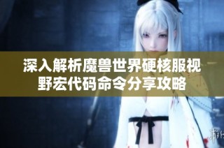 深入解析魔兽世界硬核服视野宏代码命令分享攻略