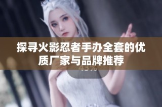 探寻火影忍者手办全套的优质厂家与品牌推荐