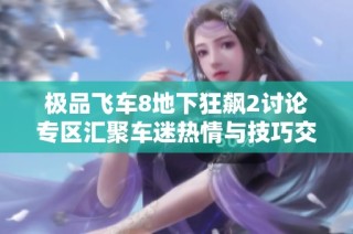 极品飞车8地下狂飙2讨论专区汇聚车迷热情与技巧交流