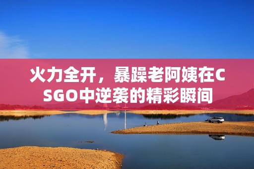 火力全开，暴躁老阿姨在CSGO中逆袭的精彩瞬间