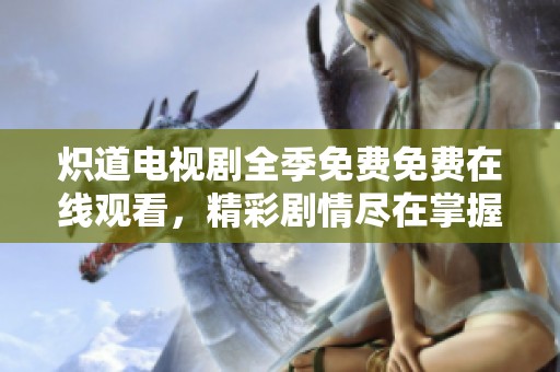 炽道电视剧全季免费免费在线观看，精彩剧情尽在掌握