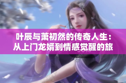 叶辰与萧初然的传奇人生：从上门龙婿到情感觉醒的旅程