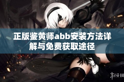 正版鉴黄师abb安装方法详解与免费获取途径