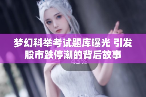 梦幻科举考试题库曝光 引发股市跌停潮的背后故事
