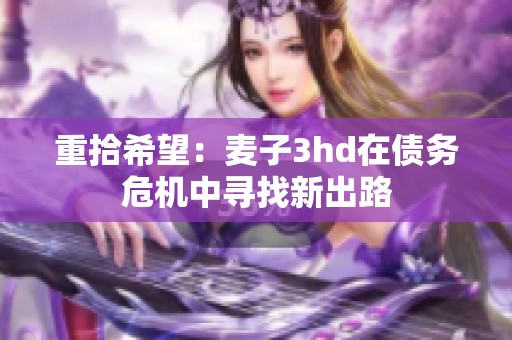 重拾希望：麦子3hd在债务危机中寻找新出路