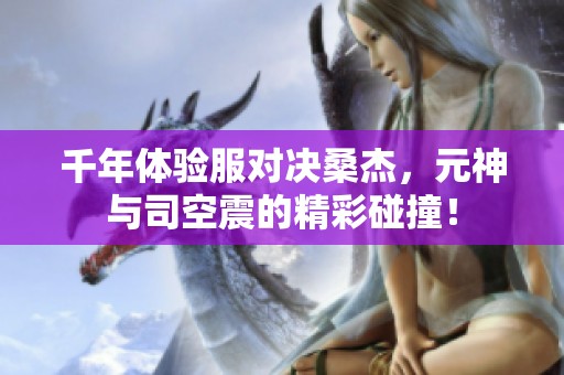 千年体验服对决桑杰，元神与司空震的精彩碰撞！