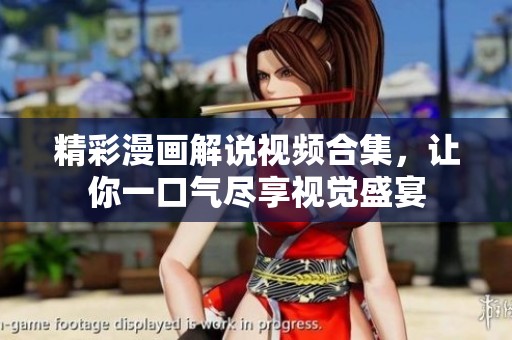 精彩漫画解说视频合集，让你一口气尽享视觉盛宴