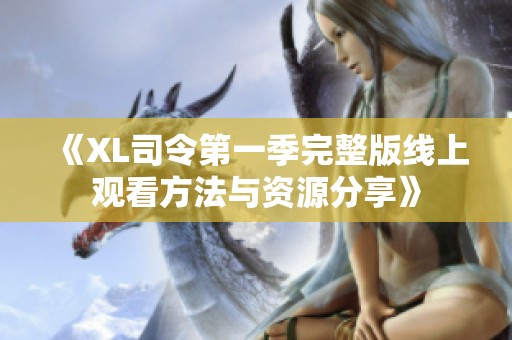 《XL司令第一季完整版线上观看方法与资源分享》