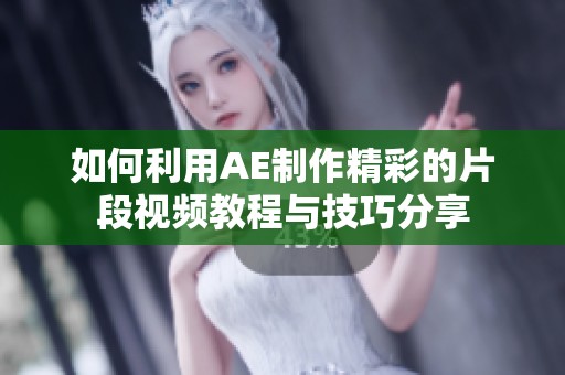 如何利用AE制作精彩的片段视频教程与技巧分享