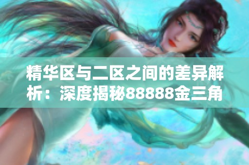 精华区与二区之间的差异解析：深度揭秘88888金三角的独特魅力