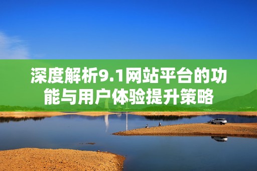 深度解析9.1网站平台的功能与用户体验提升策略