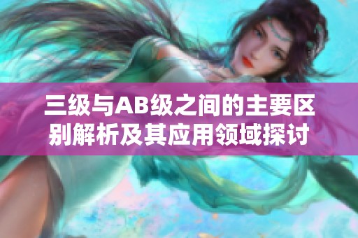 三级与AB级之间的主要区别解析及其应用领域探讨