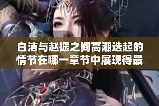 白洁与赵振之间高潮迭起的情节在哪一章节中展现得最为精彩