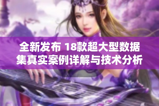 全新发布 18款超大型数据集真实案例详解与技术分析