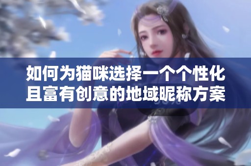 如何为猫咪选择一个个性化且富有创意的地域昵称方案