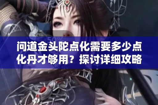 问道金头陀点化需要多少点化丹才够用？探讨详细攻略和技巧