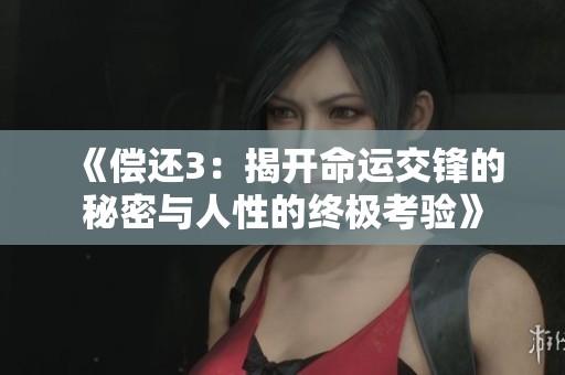 《偿还3：揭开命运交锋的秘密与人性的终极考验》