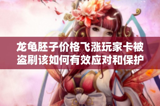 龙龟胚子价格飞涨玩家卡被盗刷该如何有效应对和保护自己