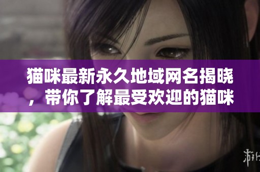 猫咪最新永久地域网名揭晓，带你了解最受欢迎的猫咪网名趋势