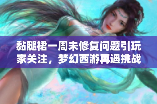 黏腿裙一周未修复问题引玩家关注，梦幻西游再遇挑战