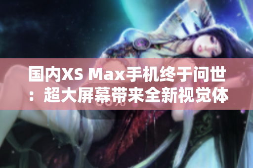 国内XS Max手机终于问世：超大屏幕带来全新视觉体验