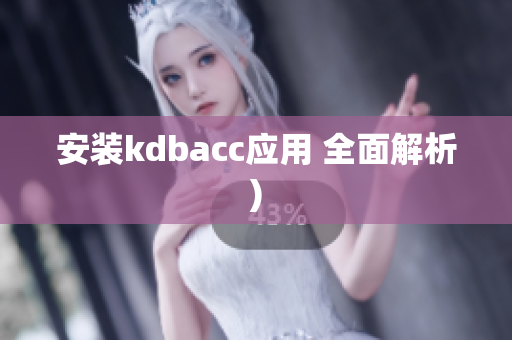 安装kdbacc应用 全面解析)