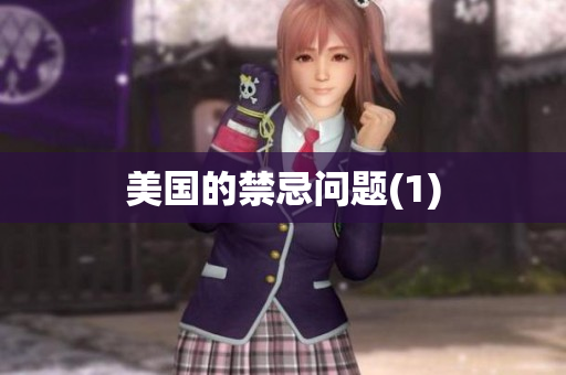美国的禁忌问题(1)