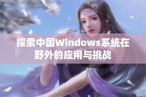 探索中国Windows系统在野外的应用与挑战