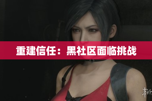 重建信任：黑社区面临挑战