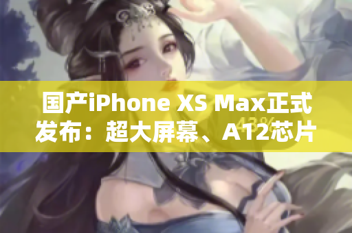 国产iPhone XS Max正式发布：超大屏幕、A12芯片，无一不自信