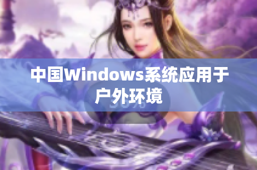 中国Windows系统应用于户外环境