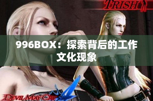 996BOX：探索背后的工作文化现象