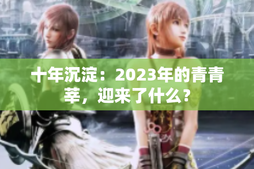 十年沉淀：2023年的青青莘，迎来了什么？