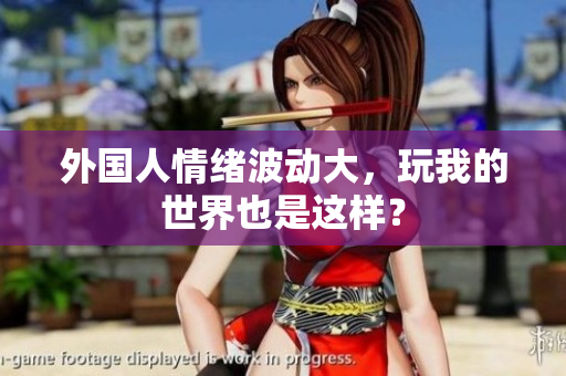 外国人情绪波动大，玩我的世界也是这样？