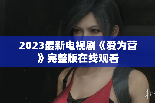 2023最新电视剧《爱为营》完整版在线观看