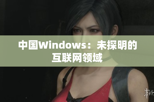 中国Windows：未探明的互联网领域